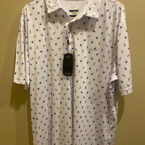 Greg Norman Golf Polo- Grills Patriotic